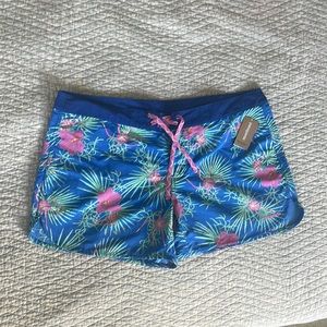 Patagonia New Board Shorts Blue Bayou & Pink Patagonia size 16